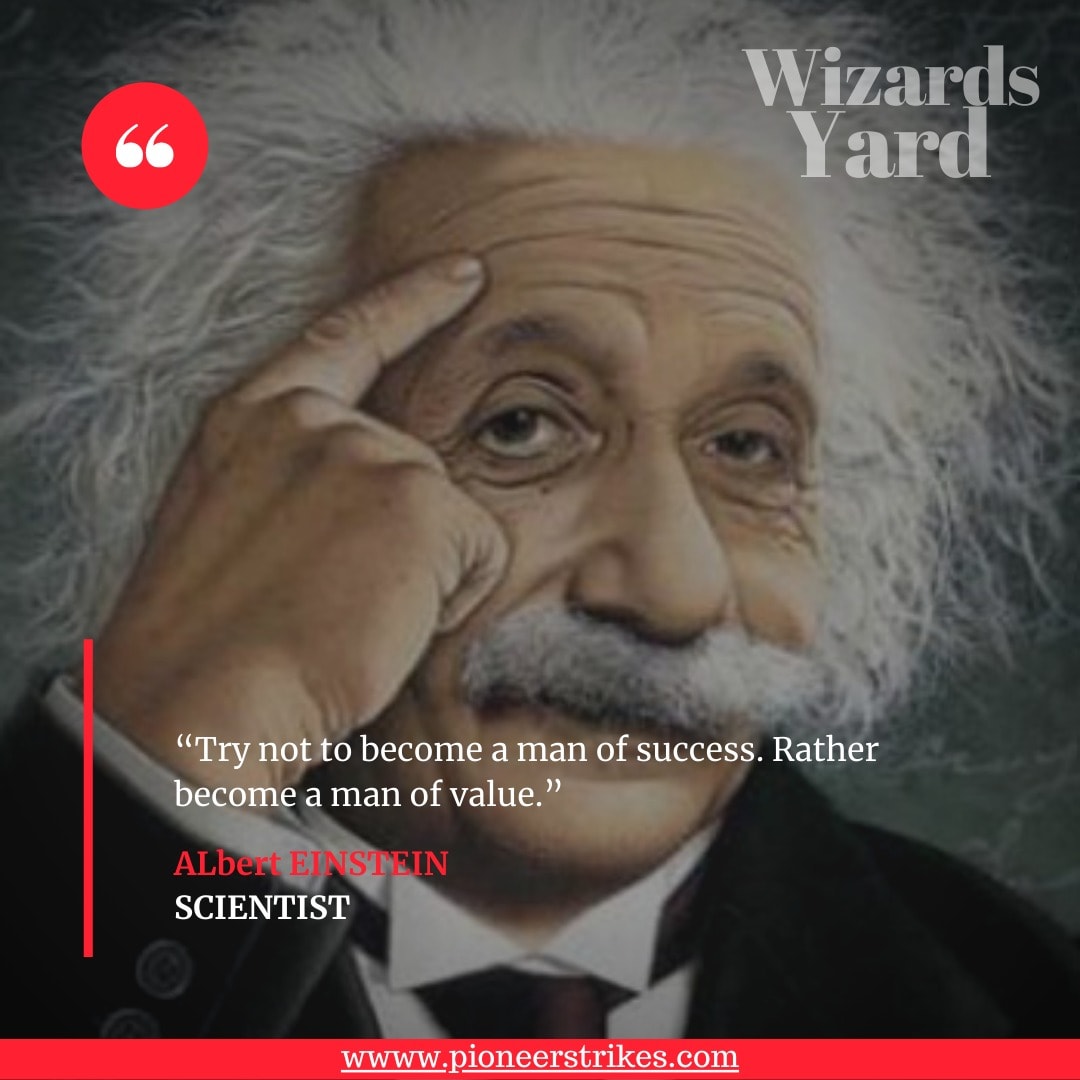 11 Mind Blowing Quotes of Albert Einstein[Text + Images] - Pioneer Strikes